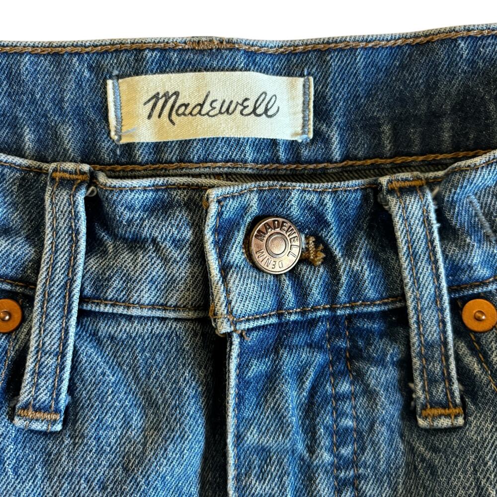 Madewell Classic Straight Jeans Women's 26 High Rise Straight Leg Med Wash Denim - Picture 4 of 12
